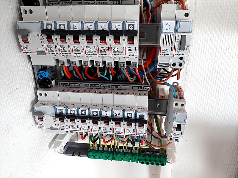Détail d'une installation Delta Elec